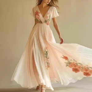 Boho Women Summer Formal Prom Dress