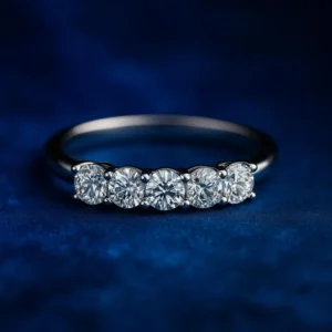 Pear Cut Lab Grown Diamond Solitaire Ring