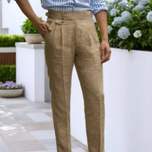 Vintage Gurkha Linen Pants For Men